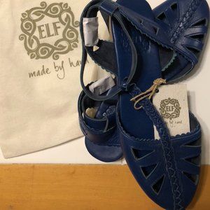 NWT ELF "Bounty" T-strap Leather Sandals (Size 11)